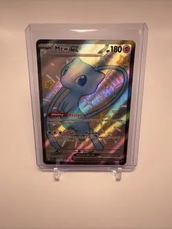 Pokemon Mew ex 216/091 SV Paldean Fates Shiny Ultra Rare Full Art Holo ENG - Image 1