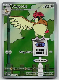 Pokemon Pidgeotto 208/197 Obsidian Flames Illustration Rare Holo NM - Image 1