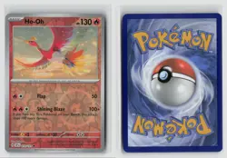Ho-oh #019/191 Sv08 Surging Sparks Uncommon Reverse Holo Pokemon TCG NM - Image 3