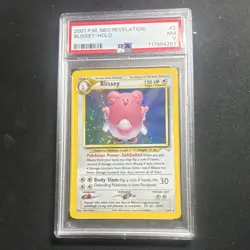 PSA 7 2001 Pokemon TCG Blissey Holo 2/64 Neo Revelation Unlimited EN - Image 1
