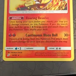 Charizard 14/181 SM-Team Up Rare Non Holo English 2019 Roaring Resolve - Image 4