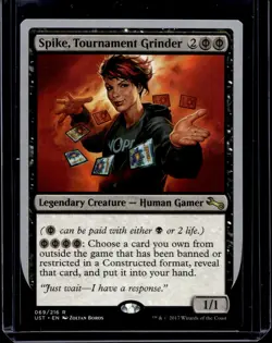 Spike, Tournament Grinder 1x MtG Unstable UST SP/NM - Image 1