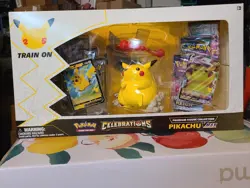 Pokemon TCG Celebrations Pikachu VMAX Premium Figure Collection Box New SEALED! - Image 2