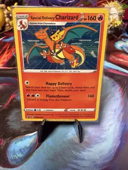 Pokemon Co Special Delivery Charizard SWSH075 SWSH Promo Holo EN 160 HP S2 - Image 1