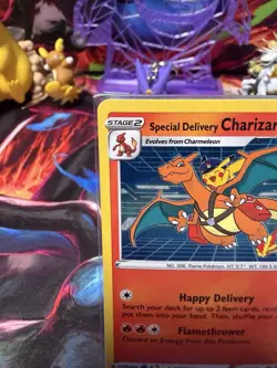 Pokemon Co Special Delivery Charizard SWSH075 SWSH Promo Holo EN 160 HP S2 - Image 2