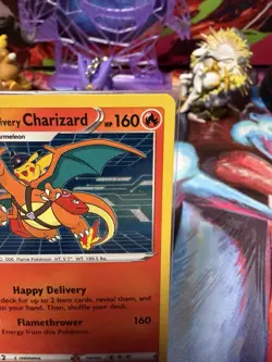 Pokemon Co Special Delivery Charizard SWSH075 SWSH Promo Holo EN 160 HP S2 - Image 3