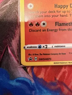 Pokemon Co Special Delivery Charizard SWSH075 SWSH Promo Holo EN 160 HP S2 - Image 4