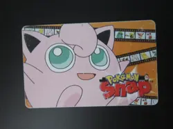 JIGGLYPUFF POKEMON SNAP STATION BLOCKBUSTER VIDEO CHIP CARD COOL COLLECTIBLE - Image 1