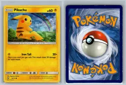 Pikachu (Cracked Ice Holo) 28/073 Holo Deck Exclusives Pokemon Card Holo MP - Image 3