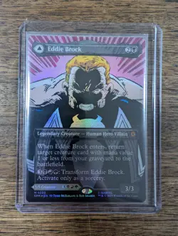 MTG Eddie Brock (0233) (Borderless) [Marvel Spider-Man] Foil Near Mint - Image 1