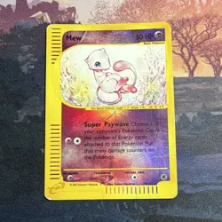 Pokemon TCG Mew 19/165 Expedition Base Set Reverse Holo Rare 2002 English 50HP - Image 1