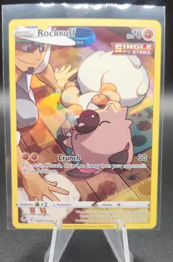 2022 Pokemon Rockruff TG07/TG30 Swsh12: Silver Tempest Trainer Gallery Holo - Image 1