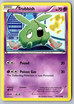 Pokemon: Trubbish Common Dragons Exalted 53/124 LP+ - Image 1