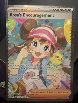 Rosa's Encouragement 123/088 Perfect Order Secret Illustration Rare - Image 1