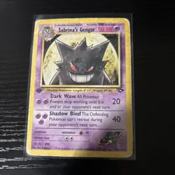 Sabrina's Gengar 29/132 Gym Challenge 1st Edition Regular English Rare 90 HP - Image 1