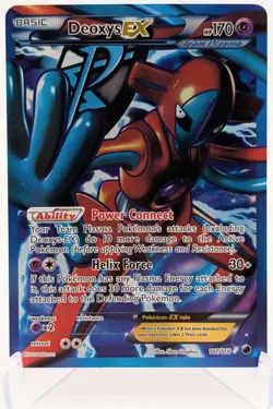 Pokemon Team Plasma - Deoxys EX - Full Art Holofoil 111/116 - LP - Image 1