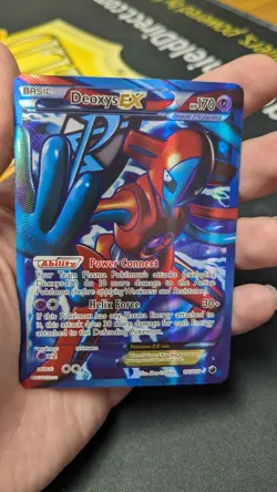 Pokemon Team Plasma - Deoxys EX - Full Art Holofoil 111/116 - LP - Image 3