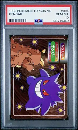 PSA 10 Gengar Vs Kangaskhan Japanese Topsun No 094 Pokemon - Image 1