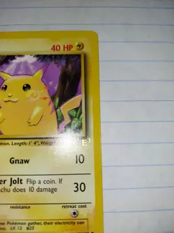 E3 Pikachu Promo Pokemon Card Base Set Yellow Cheeks 58/102 - Image 5