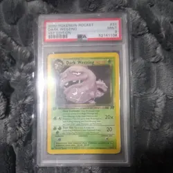 Pokemon Team Rocket Dark Weezing 31/82 1st Edition English PSA 10 Rare - Image 1