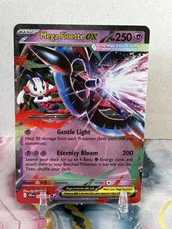 Pokemon TCG Mega Floette ex 35/86 Double Rare Chaos Rising NM - Image 1