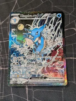 Pokemon TCG: Kingdra EX # 131 Scarlet & Violet Black Star Promo Holo 2024 - NM+ - Image 2