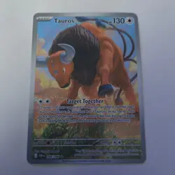 Pokemon TCG Tauros 096/086 Mega Evolution - Chaos Rising Holo Rare Eng - Image 1