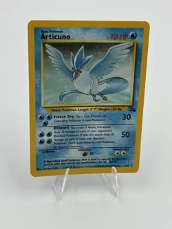 ARTICUNO Fossil 2/62 Unlimited Holo Rare WOTC Pokemon TCG LP - Image 3