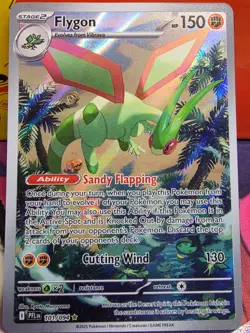 Flygon 101/094 SIR Phantasmal Flames Pokemon TCG NM Full Art Illustration Rare - Image 1