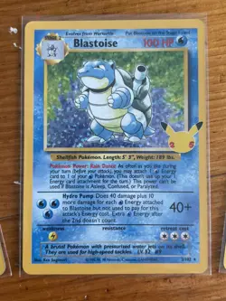 Pokemon TCG Charizard, Venusaur, Blastoise Trio 25th Anniversary Celebrations NM - Image 3