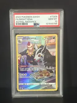 PSA 10 Pokemon Mightyena TG09/TG30 Holo - TRAINER GALLERY ASTRAL RADIANCE 2022 - Image 1
