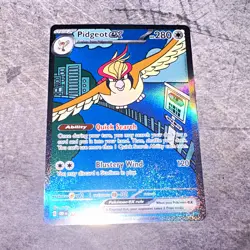 The Pokemon Company Pidgeot ex 225/197 SV03 Obsidian Flames SIR Holo Eng 2023 - Image 1
