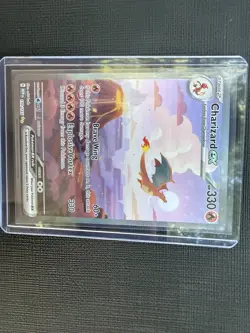 Pokemon TCG Charizard ex 199/165 Scarlet & Violet 151 SIR Full Art Holo ENG - Image 2