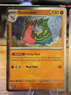 Pokemon Gastrodon 107/191 + Shellos 046/191 Cosmos Holo Promo NM - Image 3
