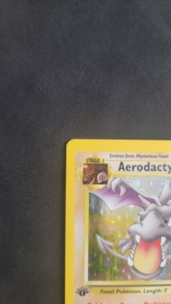 Pokemon Aerodactyl (Prerelease) 1/62 Promo WoTC Promo Fossil MP - Image 2