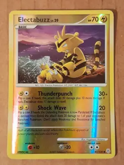 Pokemon Electabuzz 81/130 Diamond & Pearl Reverse Holo LP See Pictures - Image 1
