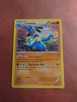 Pokemon TCG Lucario B&W Plasma Storm 78/135 - Excellent - Image 1
