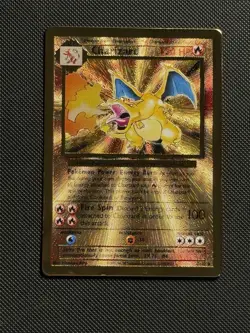 Pokemon Card Charizard Celebrations UPC Promo Metal Holo 004/102 English - Image 1