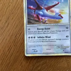 2010 POKEMON Card TCG Latias HGSS10 Black Star Promos Cosmos HOLO Holofoil MP - Image 2