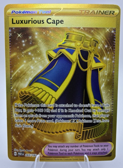 Luxurious Cape, Pokemon Near Mint, Paradox Rift, Hyper Rare, 265/182 - Image 1