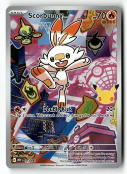 Scorbunny 053 Promo ME: Mega Evolution Promo Pokemon Holo Near Mint - Image 1