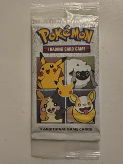 Pokemon TCG Celebrations 25th Anniversary General Mills Cereal Booster Pack - Image 1