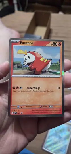 Fuecoco SVP 002 Black Star Promo Pokemon 2023 Scarlet & Violet NM - Image 2