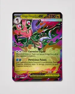 Mega Dragalge ex 065/086 Holo Double Rare Chaos Rising Pokemon Near Mint - Image 1