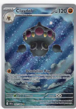 Claydol 092/086 Holo Illustration Rare Chaos Rising Pokemon Holo Near Mint - Image 1