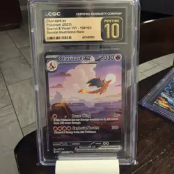 Charizard Ex SIR - Scarlet and Violet 151 - 199/165 - CGC Pristine 10 - - Image 1