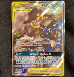 Pokemon TCG Lucario & Melmetal GX SM192 SM Promo TAG TEAM GX Holo EN 2019 260 HP - Image 1