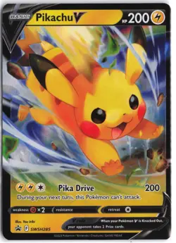 Pikachu V SWSH285 Holo Promo Sword & Shield Promo Pokemon NM - Image 1