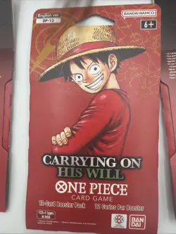 One Piece TCG: Carrying On His Will Sleeved Booster OP-13 English Lot Of 6 - Image 3