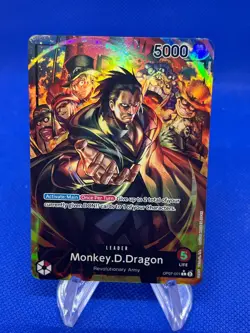 One Piece 500 Years in the Future Monkey D Dragon OP07-001 Parallel Alt Leader - Image 1